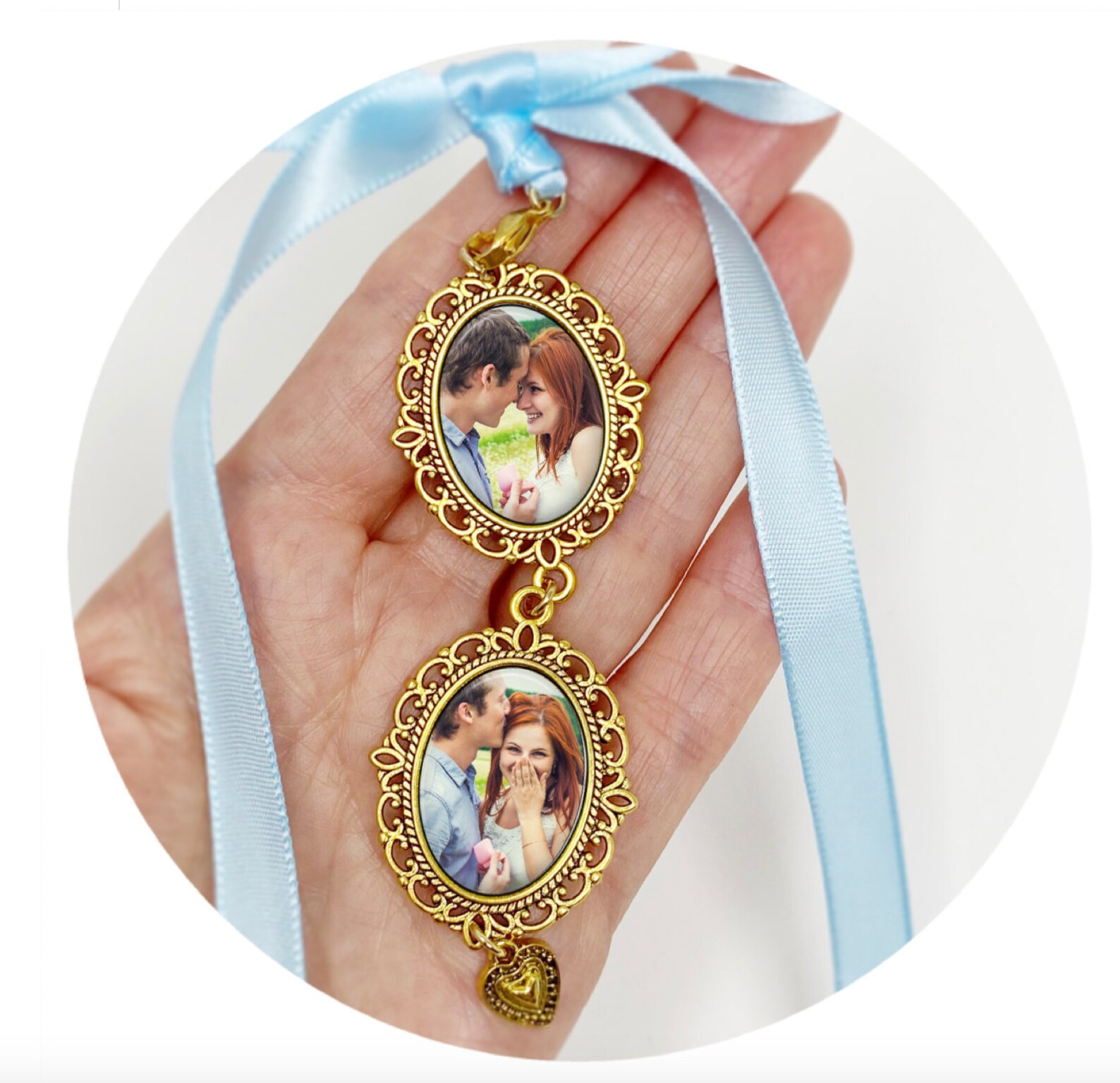 Charms for Bouquets, Photo Bouquet Charm, Personalized Bouquet Charm