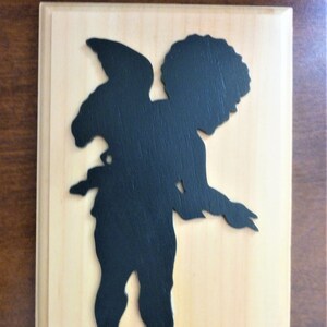 Cherub Shine On You Wood Wall Hanging Art Decor
