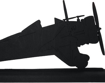 Airplane - Boeing P-26 Handmade Wood Silhouette - strf002
