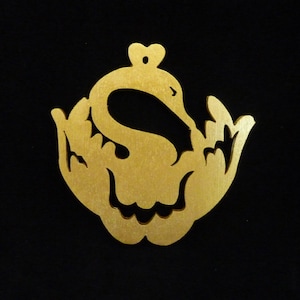 Seventh Day of Christmas Seven Swans Swimming Part of 12 Days of Christmas Ornament - X12D07