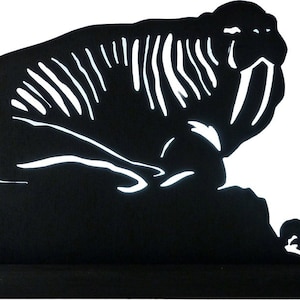 Large Walrus Handmade Wood Silhouette - SAWA010