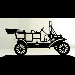Handgemaakt Ford Car-silhouet uit 1911 van hout | Vintage auto | Garagedecor jaren 1910 -