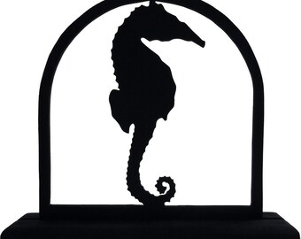 The Enigmatic Seahorse Handmade Wood Silhouette - sfsh006