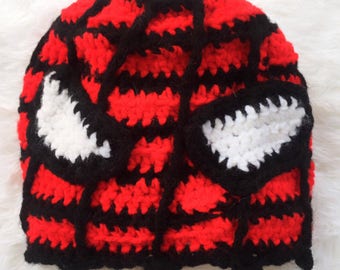 Spiderman Inspired Beanie