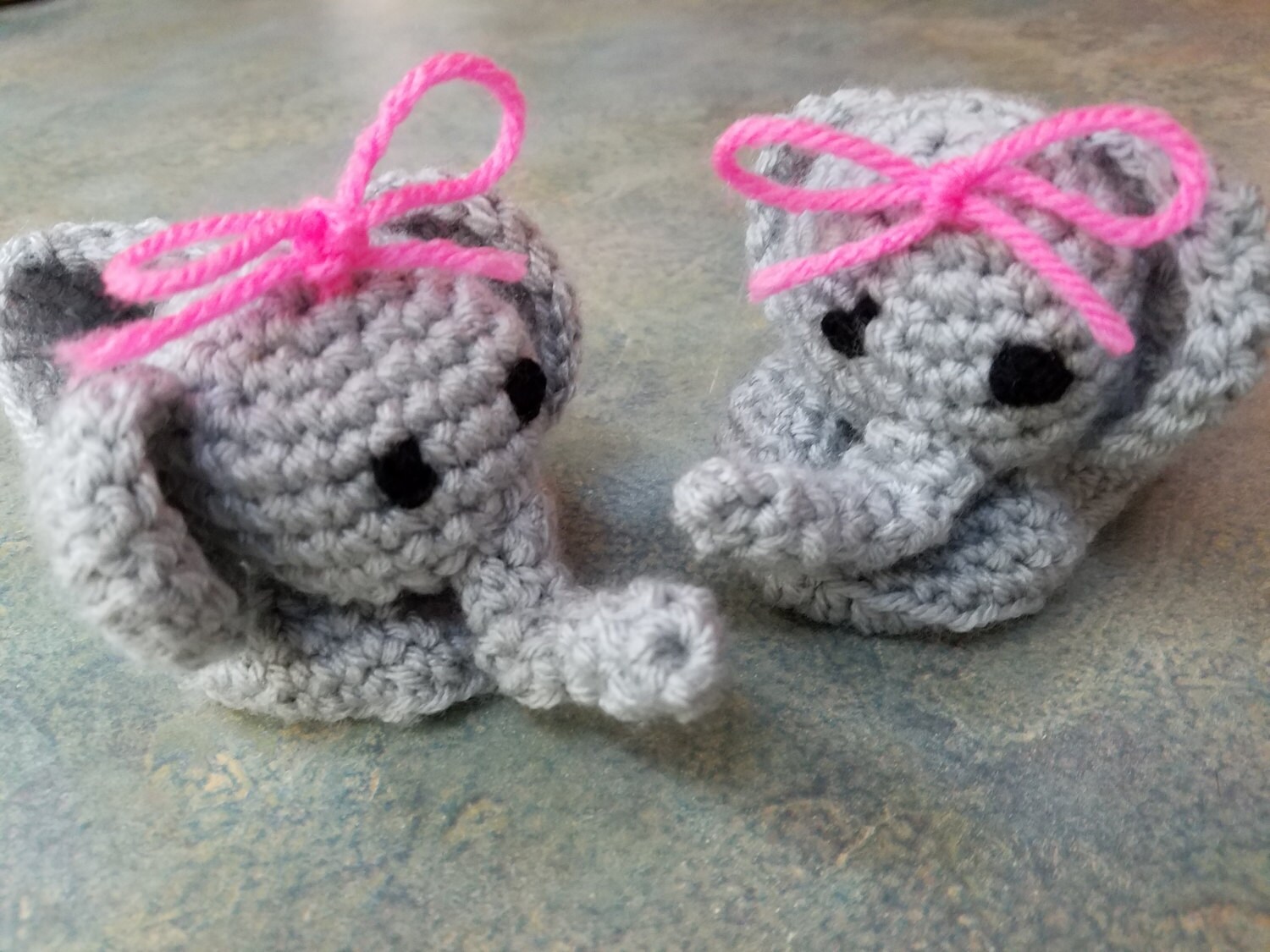 elephant baby booties
