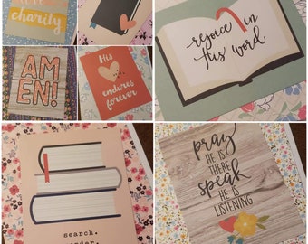 Seven Handmade Cards, faith cards, just because cards, greeting cards, blank cards, encouragement cards