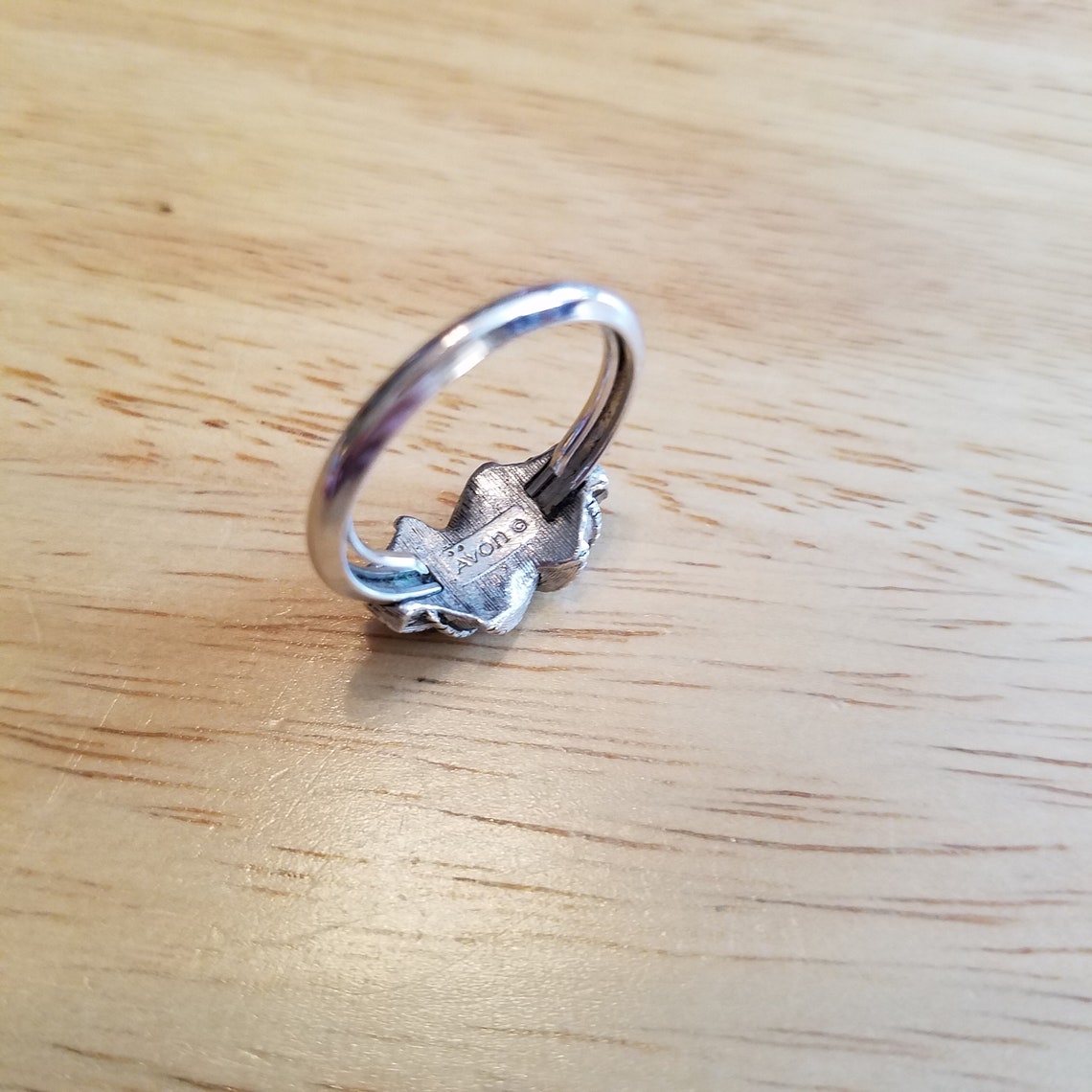 Vintage Avon Knot Ring size 8 9 adjustable ring antiqued Etsy