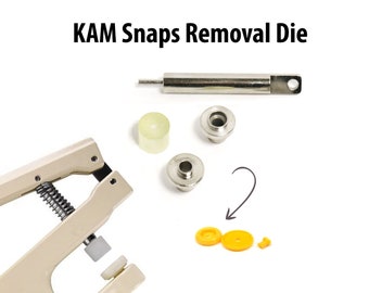 KAM Plastic Removal Tool for KAM Snap Fasteners Plier, KAM Snaps Removal Tool, Hand Press Die Set, Press Fastener Tool, Snap Setter