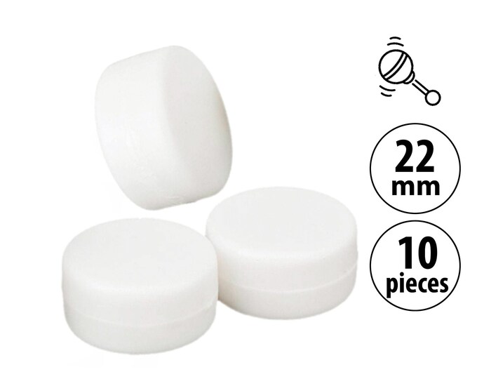 Toy Rattle Insert 10 Rattle Inserts for Toys, Bulk Rattle Disc for Rattle Shaker DIY ...
