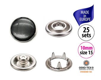 25 broches de perla azul para cierres a presión para - Etsy España