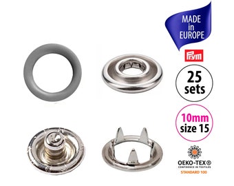 25 pequeños botones de metal snap 8mm blanco anillo abierto - Etsy España
