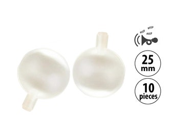 10 pièces d'insertion transparentes pour jouets, 1 pouces de rechange, pièces de grincement pour animaux en peluche, bruit de fond pour animaux de compagnie