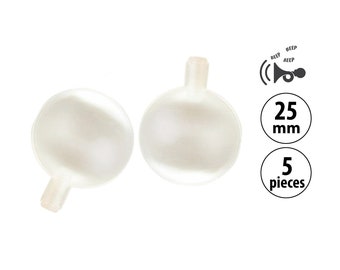 5 kleine piepende speelgoedinzet Noisemaker, doorzichtige plastic piepende lawaaimaker voor het maken van huisdierenspeelgoed, piepende speelgoedvervangende onderdelen voor knuffels