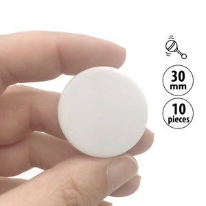 10 Large Rattle Inserts 30mm, Noise Makers for Toys, Noise Shaker Disc Rattles for Plushies and Toys, Sound Maker Replacement Parts