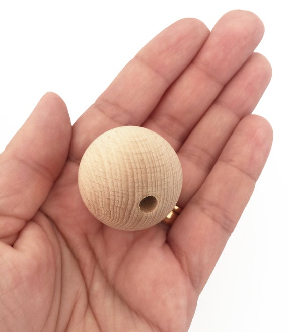 SS Worldwide Large Wooden Beads, Price/1000 /Bag