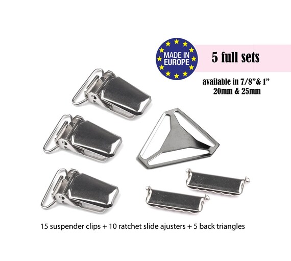 5 Suspender Hardware Sets for Boys Suspenders DIY Suspender Etsy