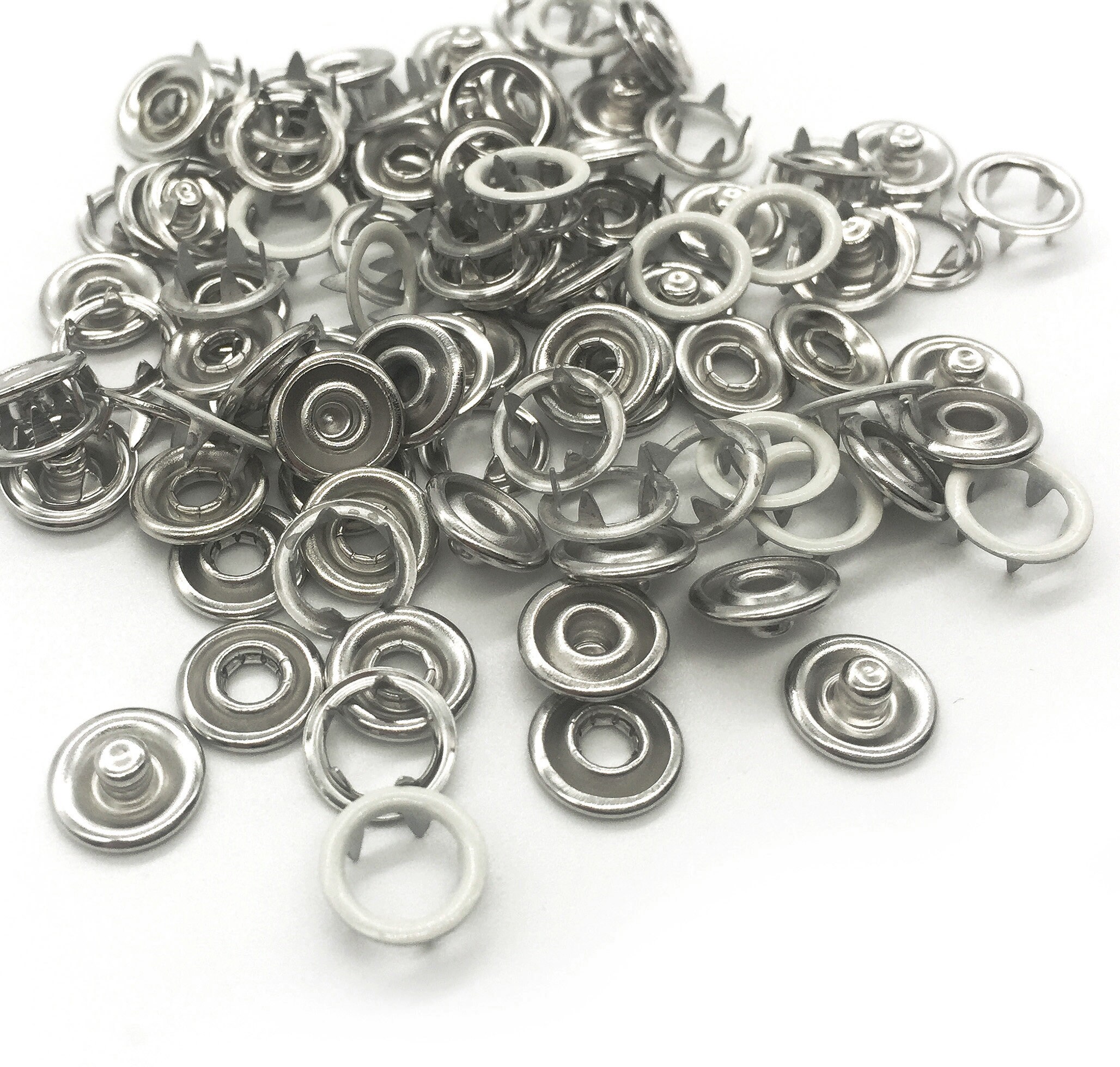 White Metal Snaps for Baby Clothes Baby Suits Snap Fastener Etsy