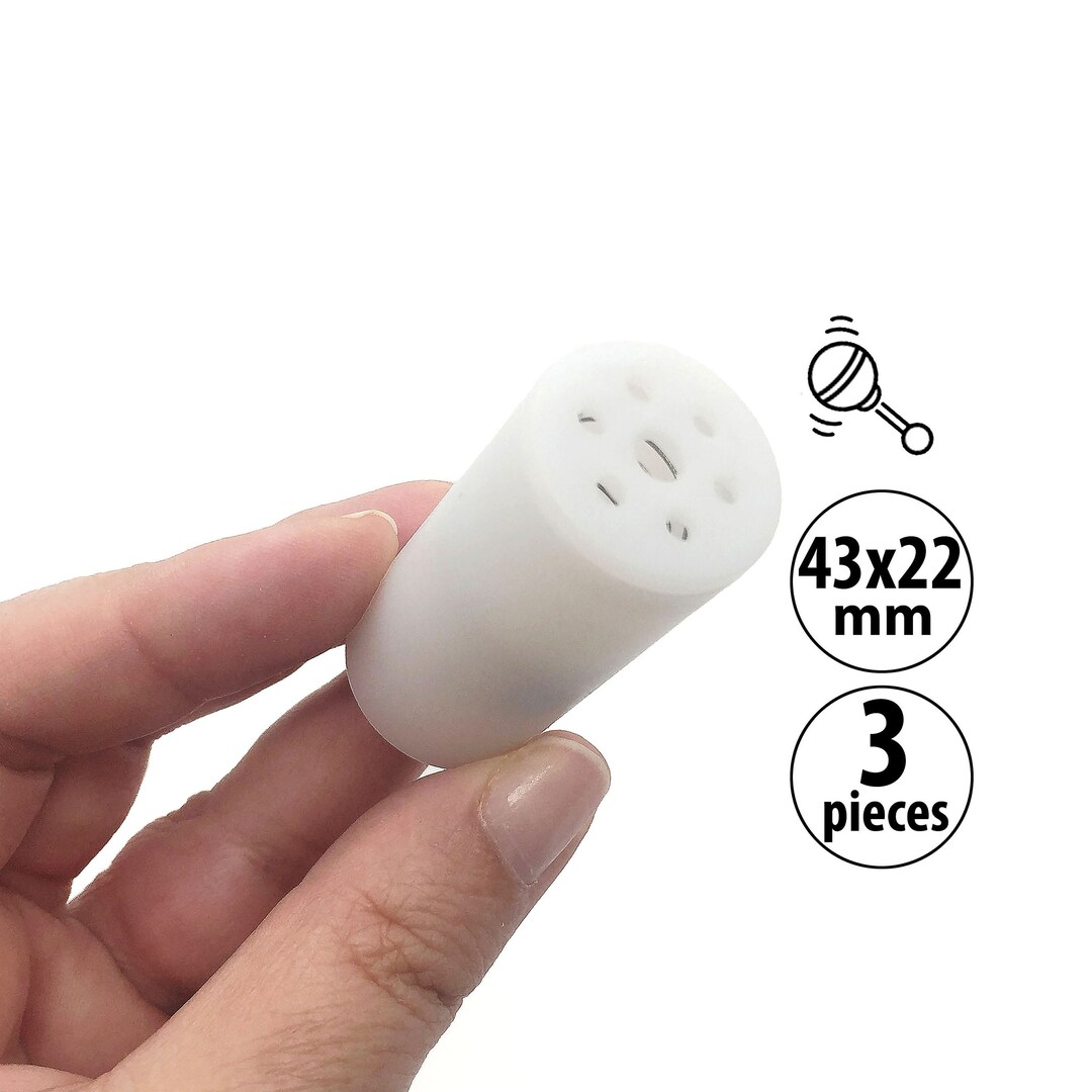 3 Plastic Rattle Insert Sound Column, Bird Tweet Noise Makers for Toy