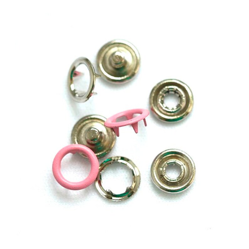 Pink Coloured Snaps for Baby Clothes Metal Snap Fastener Etsy