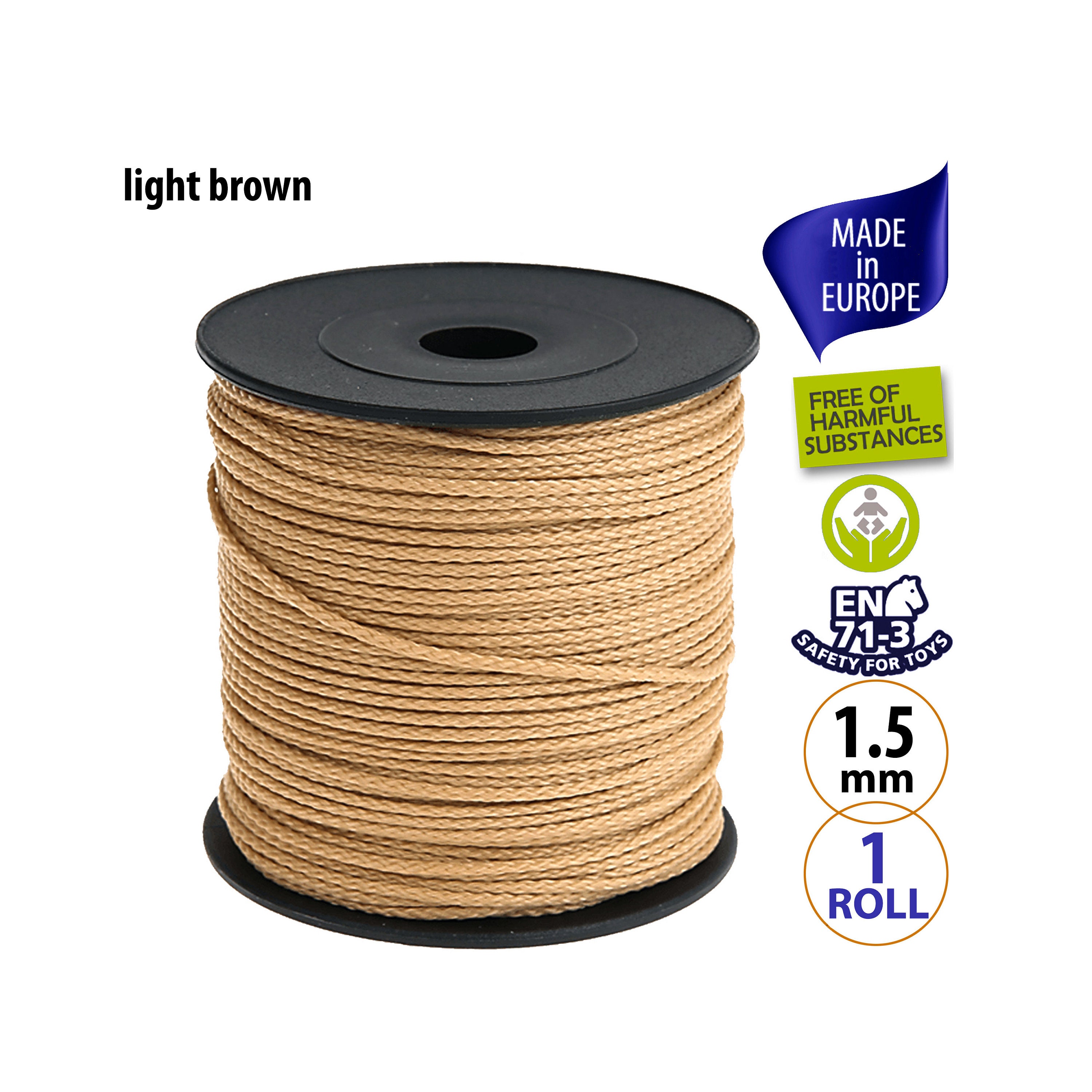 100m 2mm Nylon Rope Cord Large Spool Roll Knotting Braided Rattail String  Thread Wire for Jewelry Making DIY Projects 