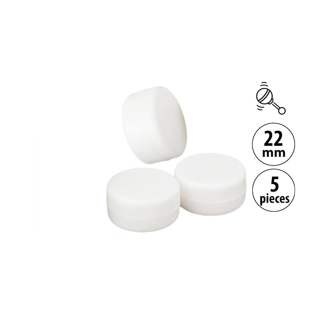 5 Plastic Rattle Disc Inserts for DIY Toy Making, Amigurumi Crochet ...