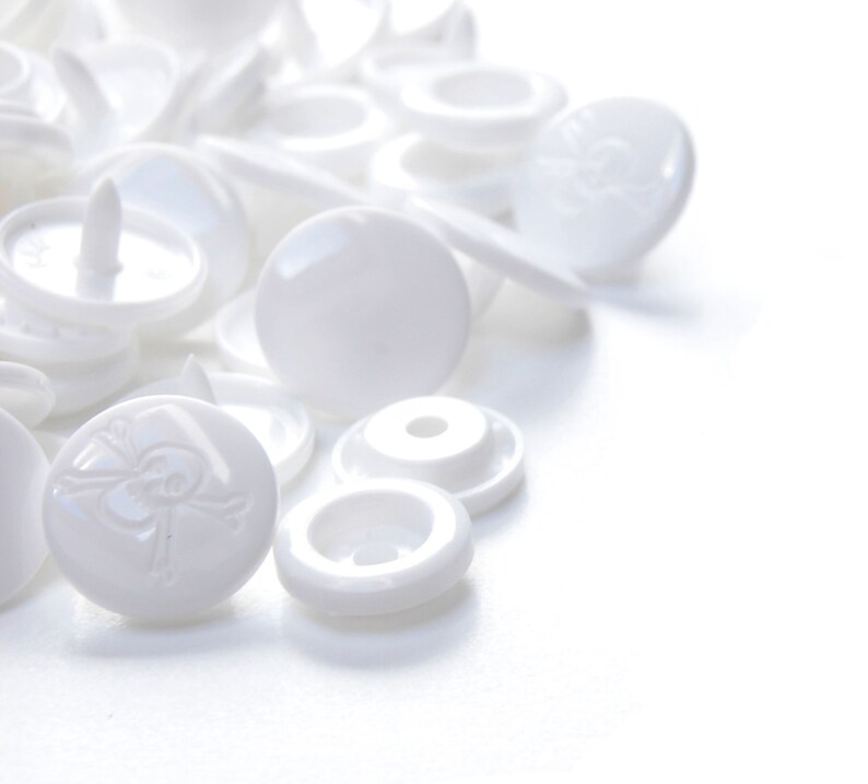 Decorative KAM Snaps Engraved Skull Baby Clothes Snaps Etsy