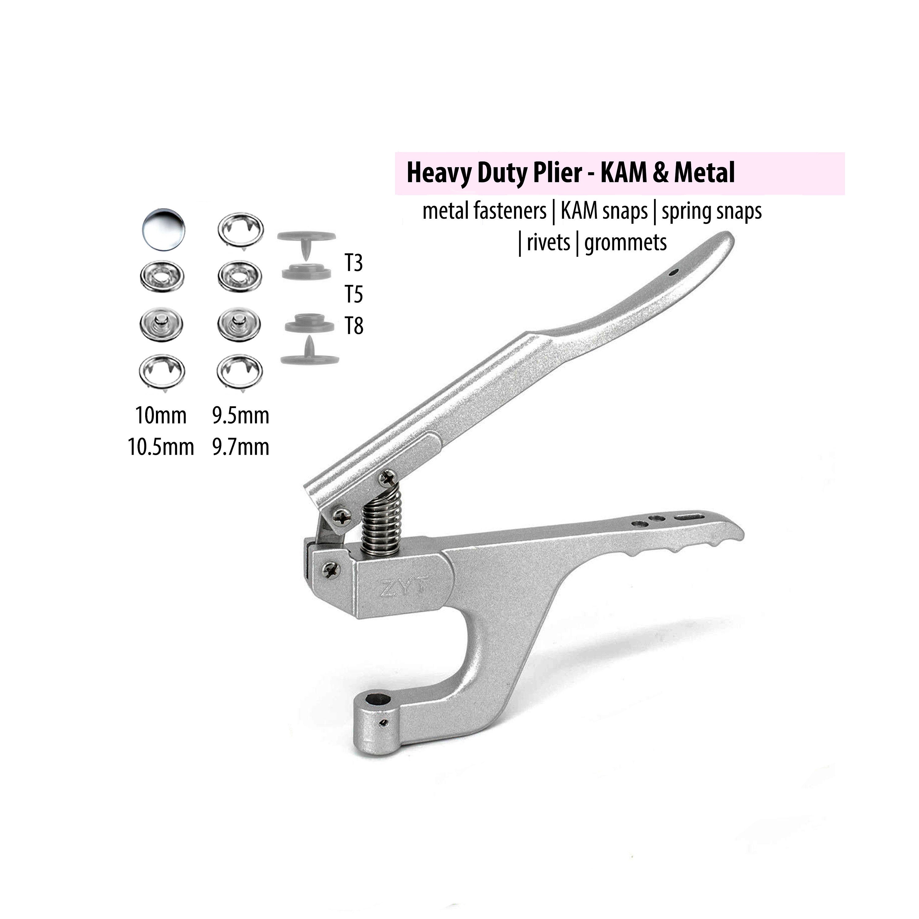 Professional Handheld Press for Snaps, Rivets, Grommets & Buttons (KX8J KAM)