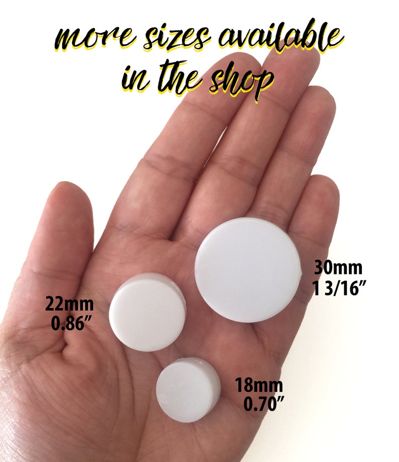 Small Rattle Disc Inserts for DIY Baby Rattle Toys Amigurumi Etsy