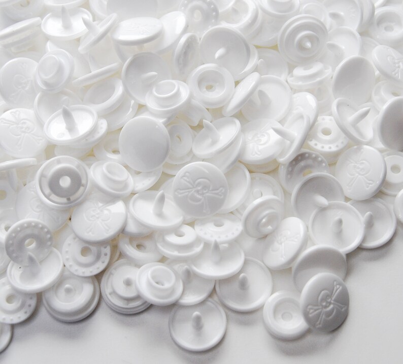 Skull Snaps Decorative Snaps for Gothic Baby Clothes Skull Etsy