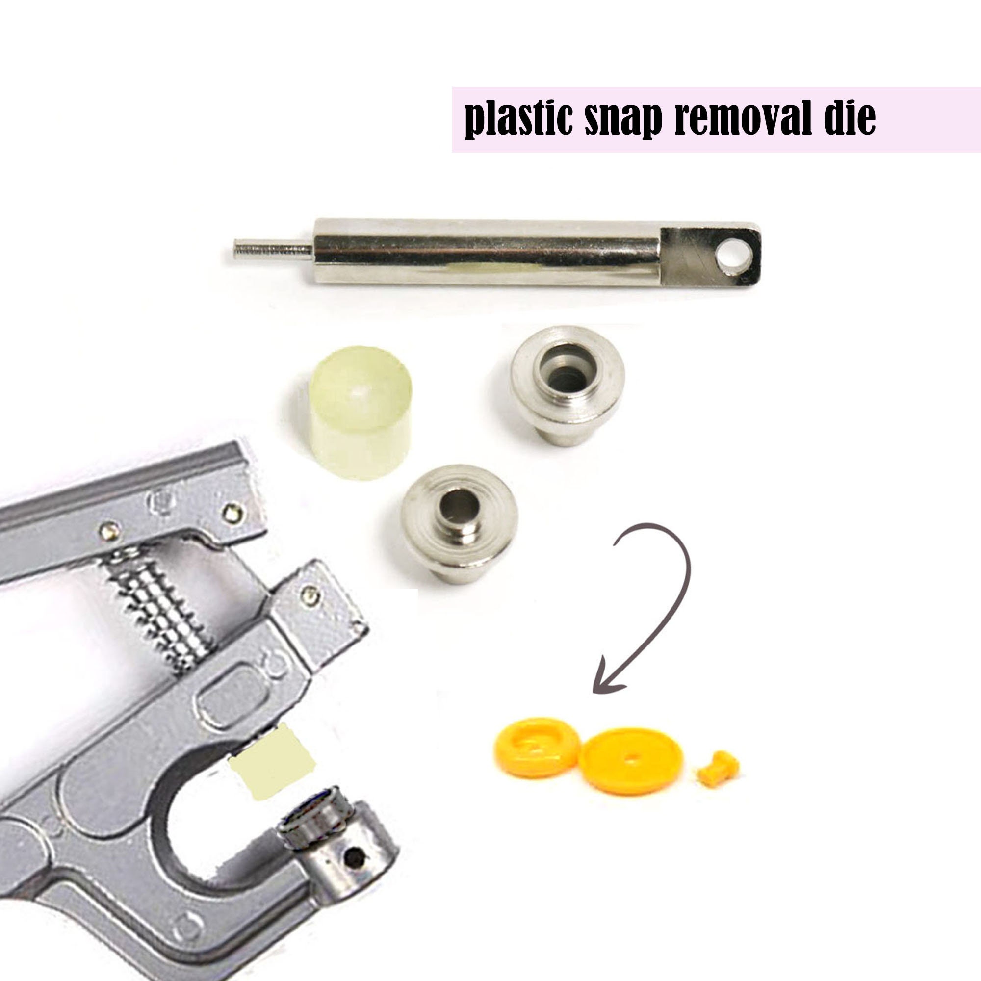 KAM Snaps Removal Tool for Plastic Snap Fasteners Hand Press Etsy