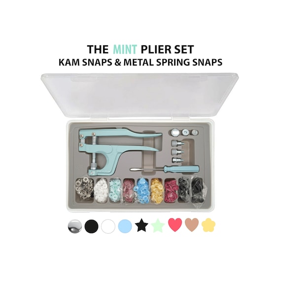 KAM Snaps Kit, Snap Button Tool for KAM and Metal Spring Fasteners