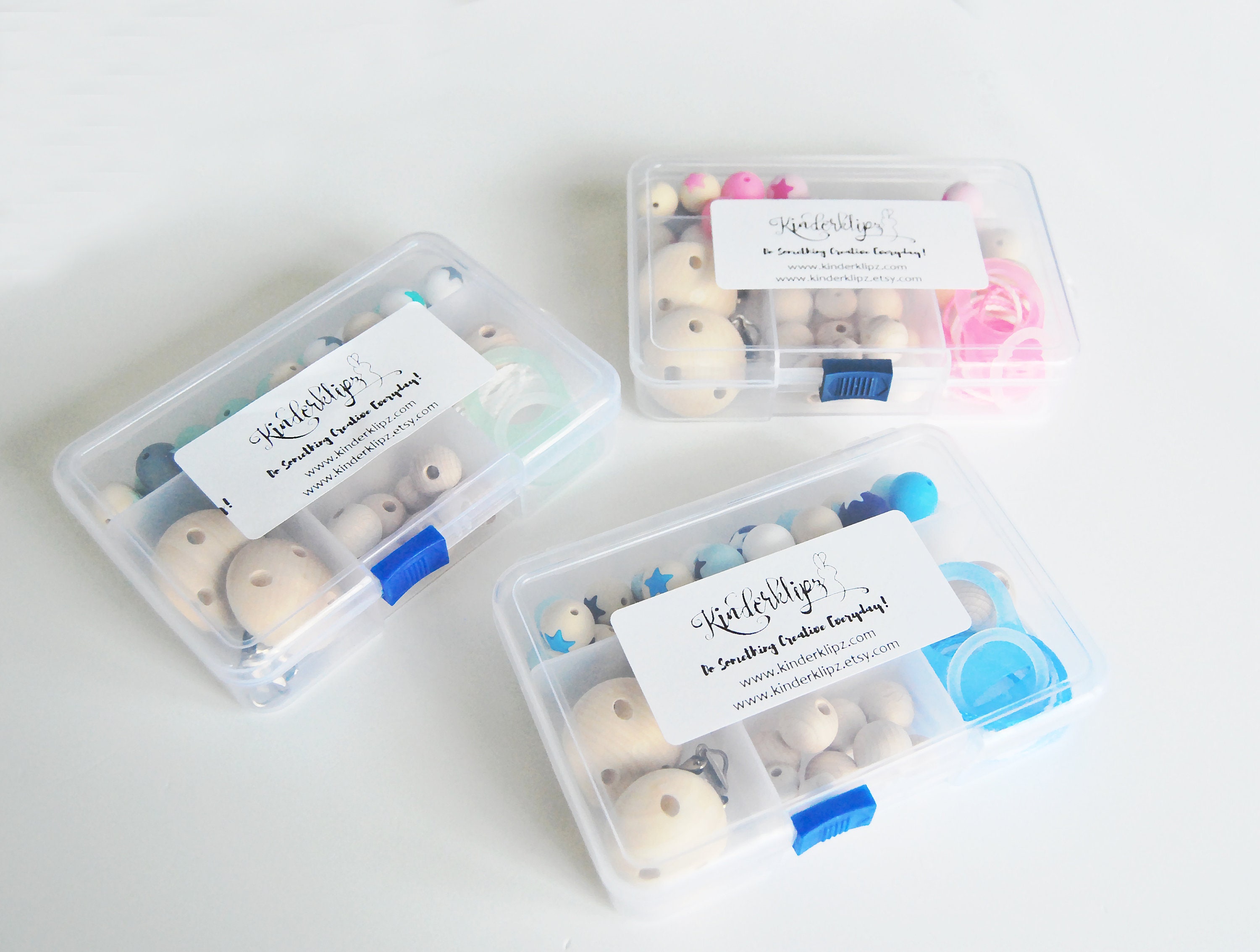 Blue DIY Pacifier Kit Craft Kits for Kids and Toddlers with Etsy