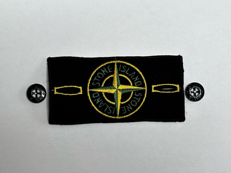 GENUINE Stone Island Badge Original Authentic With 2 Buttons Etsy UK