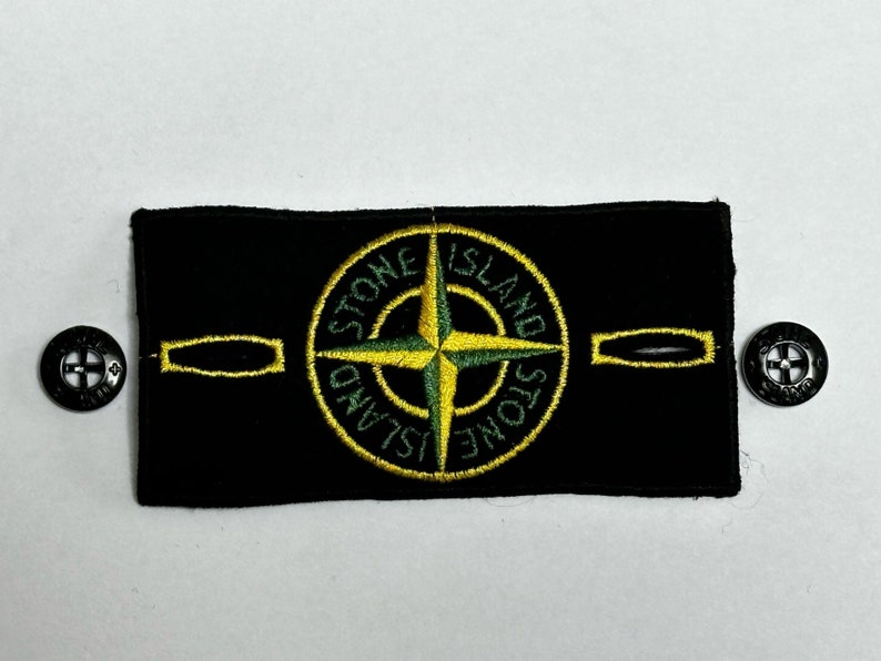 GENUINE Stone Island Badge Original Authentic With 2 Buttons Etsy UK