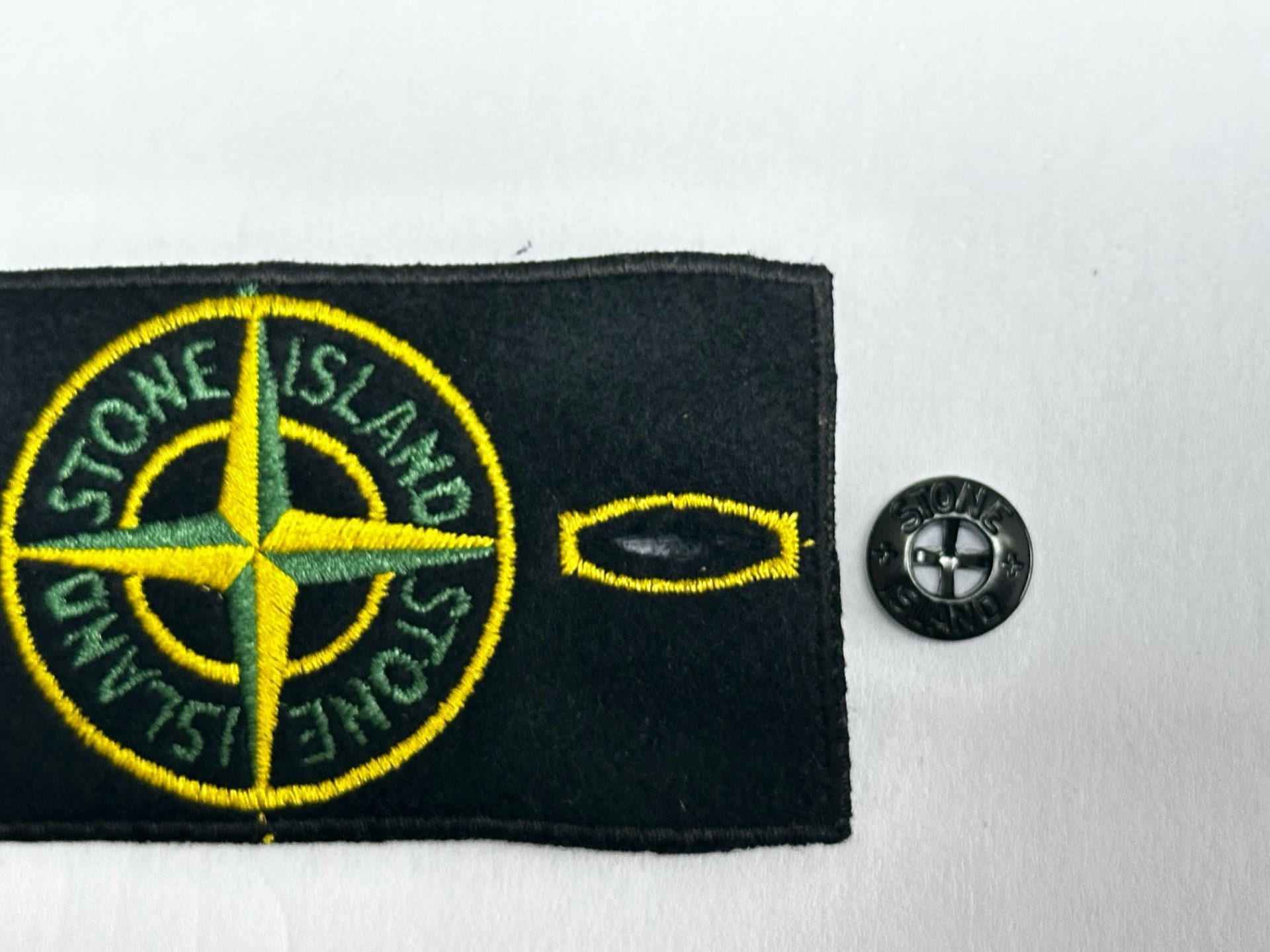 GENUINE Stone Island Badge Original Authentic With 2 Buttons FAST SHIPPING Etsy