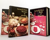 1967 Random House Hostess Library - Book of Etiquette and Treasury of Cooking - Two Volume Set