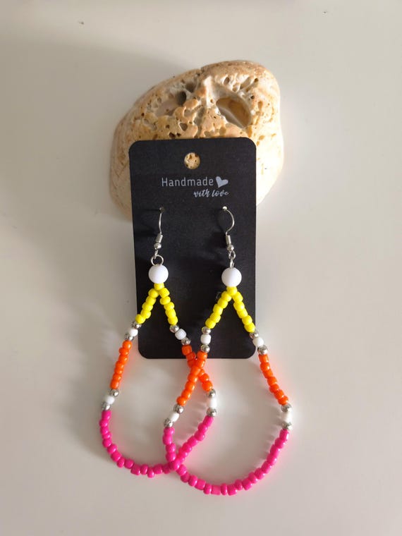Ibiza Boho Earrings Handmade New