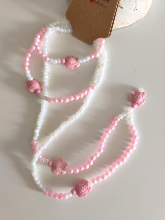 Ibiza Boho Necklace, Bracelet & Anklet Set of 3 Hand Made