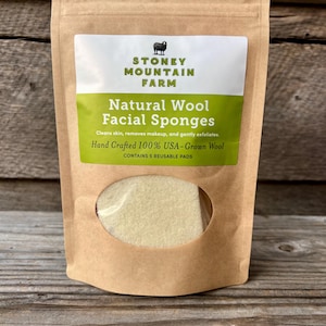 Wool Facial Sponges