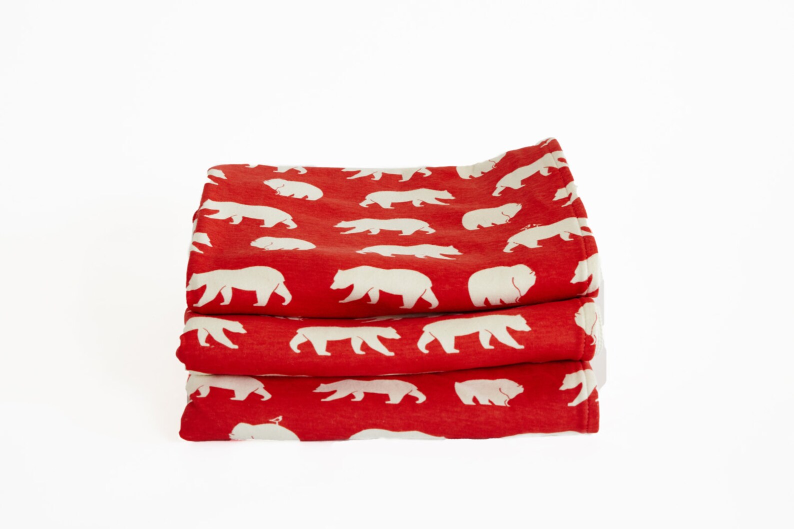 Organic Cotton Baby Blanket Bear Print Natural Baby Blanket Etsy