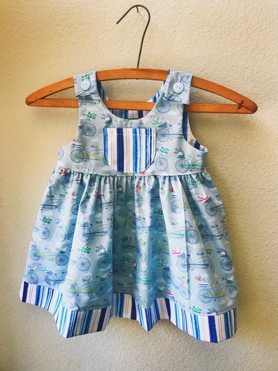 Little Girls Dress, Blue Summer Girls Dress, Bicycle, Blue, Kids Sundress, Summer, Beach Girls Dress, Toddler Dress, Girls Boutique Dress Little Girls Dress, Blue Summer Girls Dress, Bicycle, Blue, Kids Sundress, Summer, Beach Girls Dress, Toddler Dress, Girls Boutique Dress