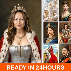 Retrato real personalizado a partir de una foto