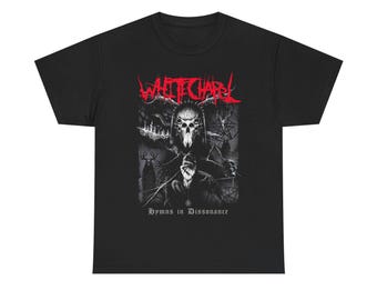 Whitechapel T Shirt Hymns in Dissonance Phil Bozeman Suicide Silence Lorna Shore AngelMaker Carnifex Unisex Heavy Cotton T-Shirt S-5XL