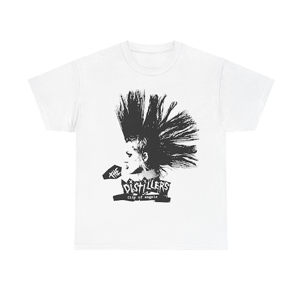The Distillers T-Shirt Stadt der Engel Brody Dalle Spinnerette Ranzig Soziale NOFX Betrieb Ivy Unisex Schwere Baumwolle T-Shirt S-5XL