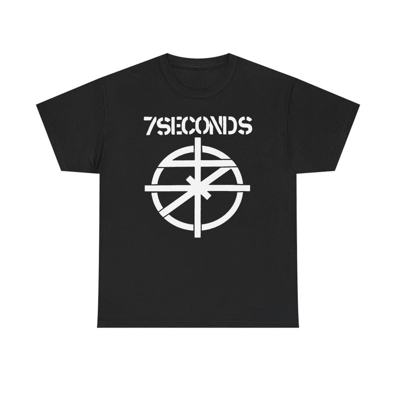 Camiseta 7 Seconds Straight Edge Hardcore Punk Gorilla Biscuits SSD Negative Approach Youth Brigade, camiseta unisex de algodón grueso, tallas S-5XL imagen 1