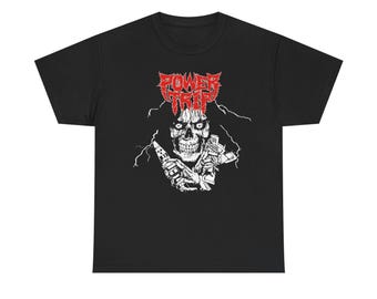 Camiseta Power Trip, estilo hardcore/thrash, uñas, residuos municipales, DRI, Warbringer, Iron Reagan, Jesus Piece, unisex, algodón grueso, tallas S-5XL