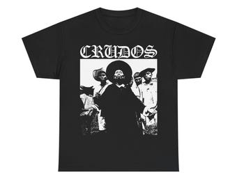 Camiseta Los Crudos, Limp Wrist, Nausea Spazz, Sin Dios, Capitalist Casualties, Dropdead Disrupt, Despise You, camiseta unisex de algodón pesado, tallas S-5XL