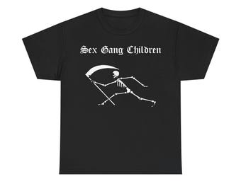 Sex Gang Kinderen T-shirt Goth Alien Sex Fiend Christian Death Skeletal Family Corpus Delicti Altar De Fey Unisex zware katoenen T-shirt S-5XL