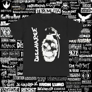 Discharge T Shirt Hardcore Punk GBH The Exploited Crass Amebix Anti Cimex Extreme Noise Terror Nausea Unisex Heavy Cotton T-Shirt S-5XL