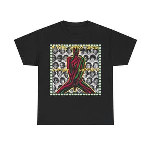 A Tribe Called Quest T Shirt Midnight Marauders Hip Hop Q-Tip Phife Dawg De La Soul J Dilla Mos Def Unisex Heavy Cotton T-Shirt S-5XL